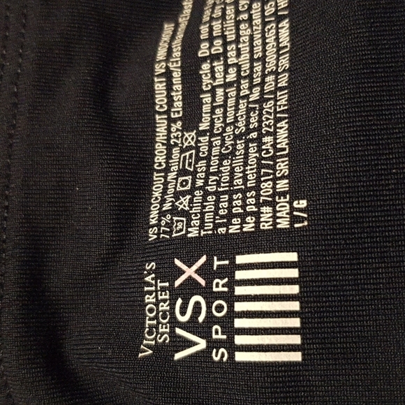 Victoria's Secret women's Large Sport Knockout cropped Large dark blue - Picture 3 of 3
